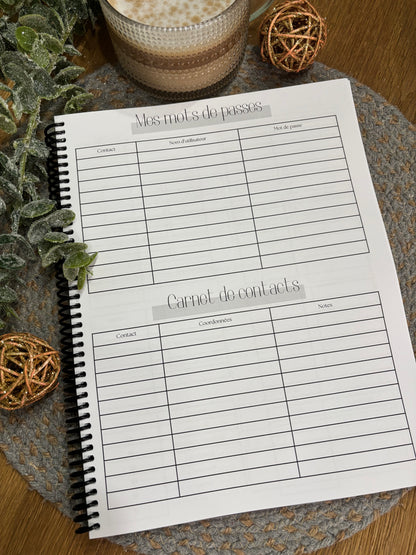 Agenda le sophistiqué