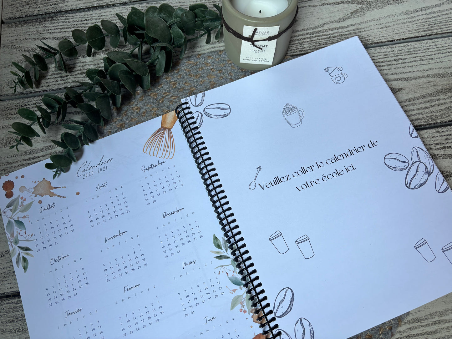 Planificateur café